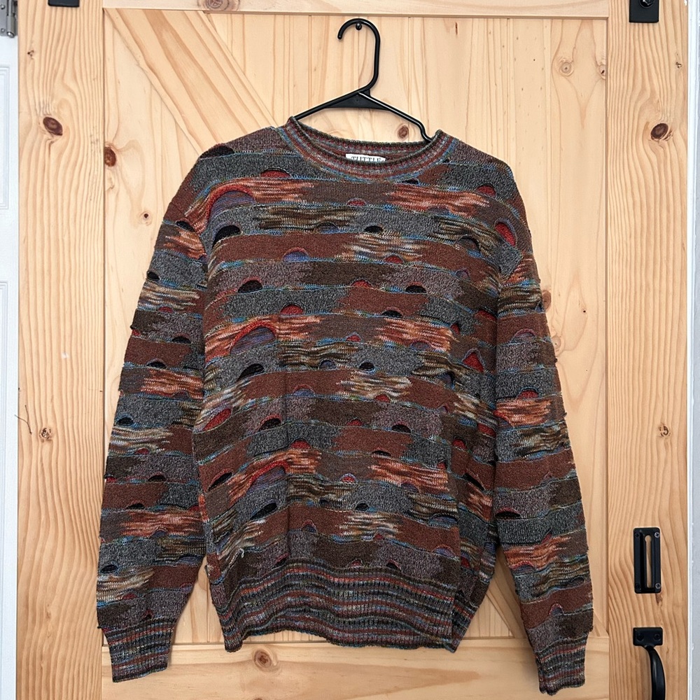 Men's Multicolor Crewneck Sweater